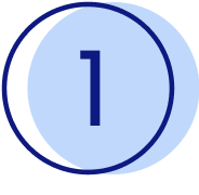 Number 1 in a circle