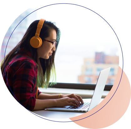 Littera support specialist working with a district partner online